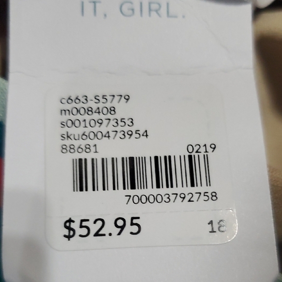 Cacique Teal Green Swimskirt Swimwear - Picture 3 of 6